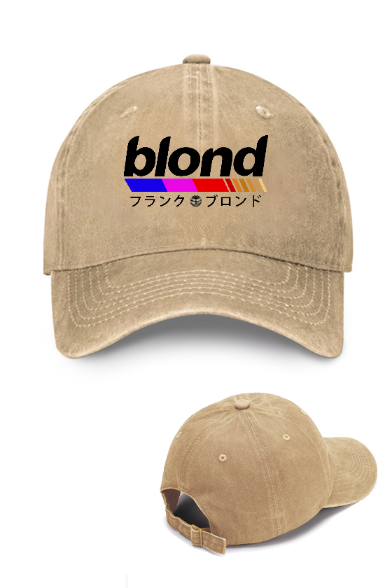 Blond Vintage Cotton Cap
