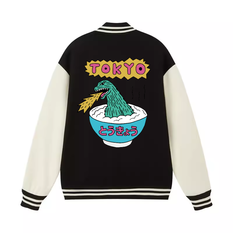 Kaiju Tokyo Vintage Cotton Varsity Jacket