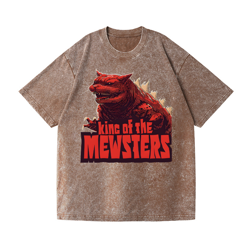 Catzilla Cat Kaiju Vintage Wash Japanese Design T-Shirt