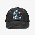 The Great Wave off Kanagawa Vintage Cotton Breathable Hat