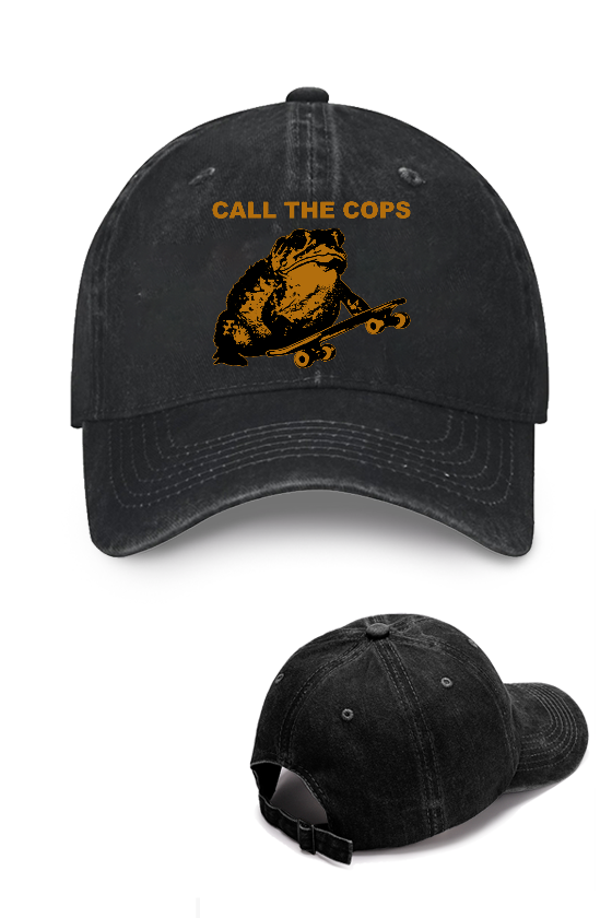 Call The Cops Vintage Cotton Cap