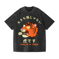 Tiger Vintage Wash Japanese Design T-Shirt