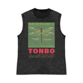 Dragonfly Pure Cotton Wash-Dyed Sleeveless Tank Top