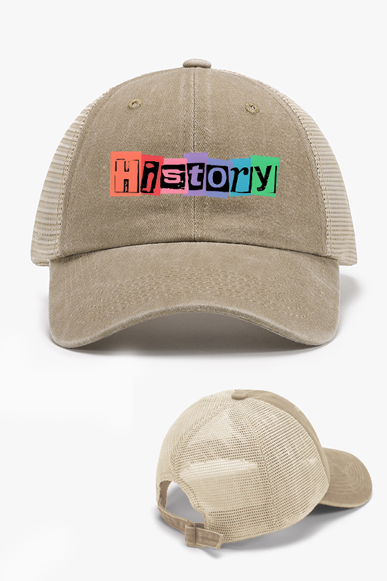 History Vintage Cotton Breathable Hat
