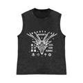 Pure Cotton Wash-Dyed Sleeveless Tank Top