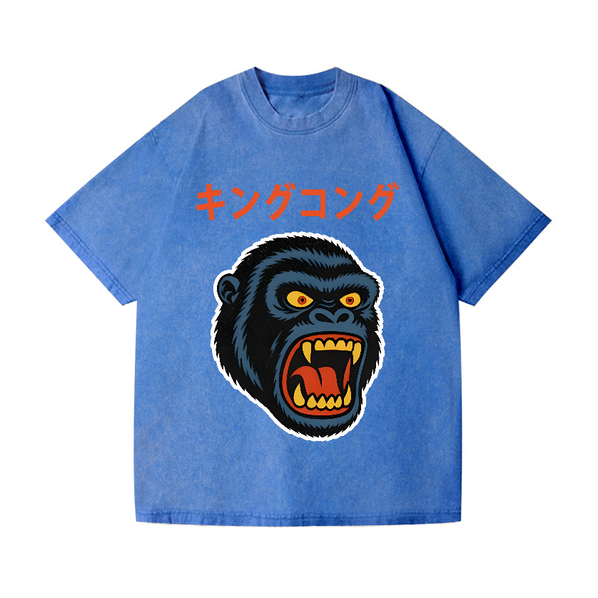 King Kong Vintage Wash Japanese Design T-Shirt