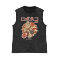Pure Cotton Wash-Dyed Sleeveless Tank Top