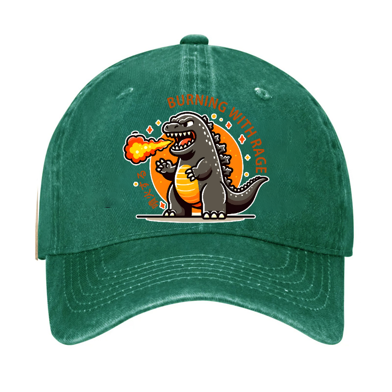 Burning Kaiju Vintage Cotton Cap