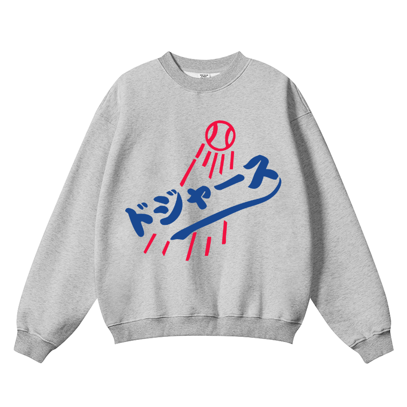 Dodger Dream Vintage Cotton Blend Crewneck Sweatshirt