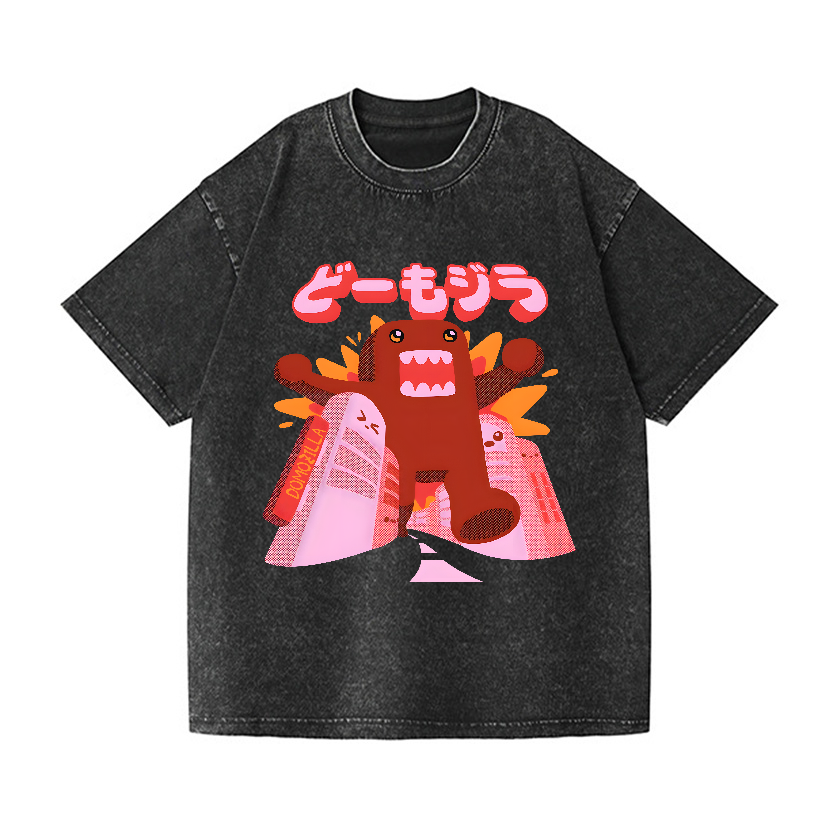Domozilla Domo Kun Vintage Wash Japanese Design T-Shirt