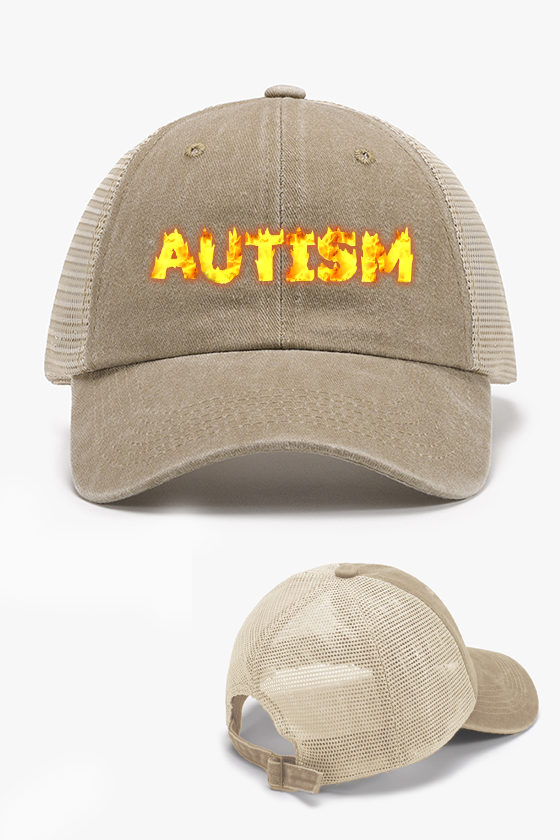 Autism Vintage Cotton Breathable Hat