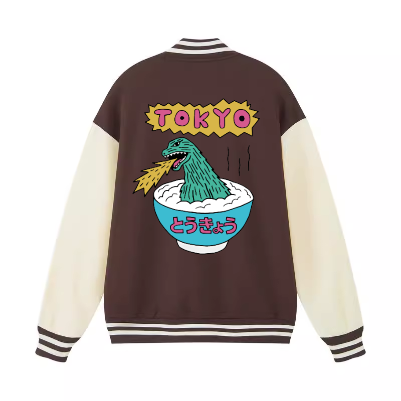 Kaiju Tokyo Vintage Cotton Varsity Jacket