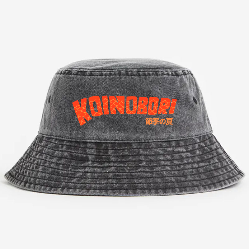 Koinobori Vintage 100% Cotton Bucket Hat