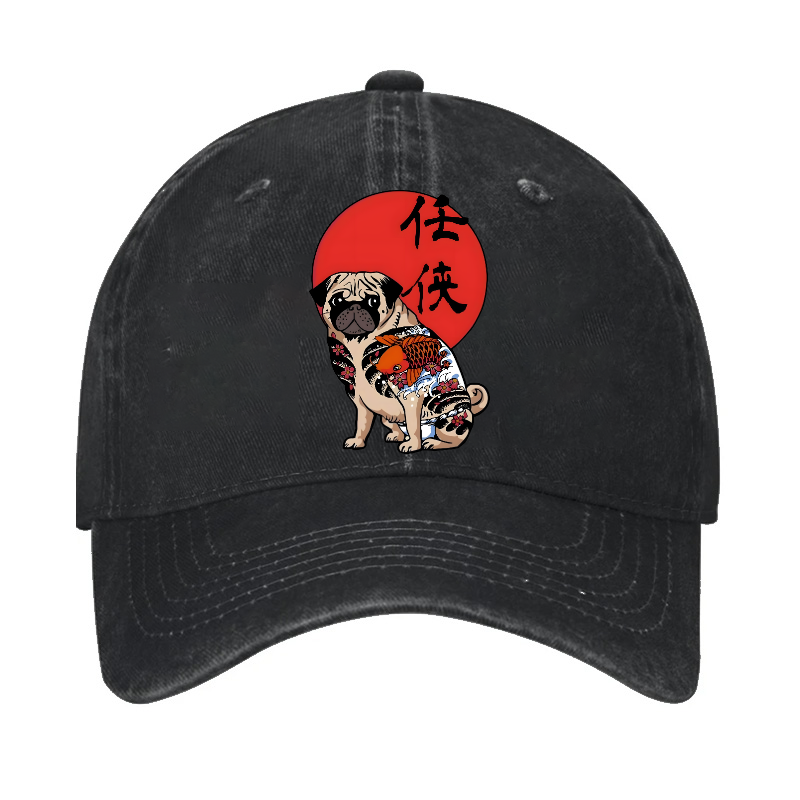 Dog Vintage Cotton Cap