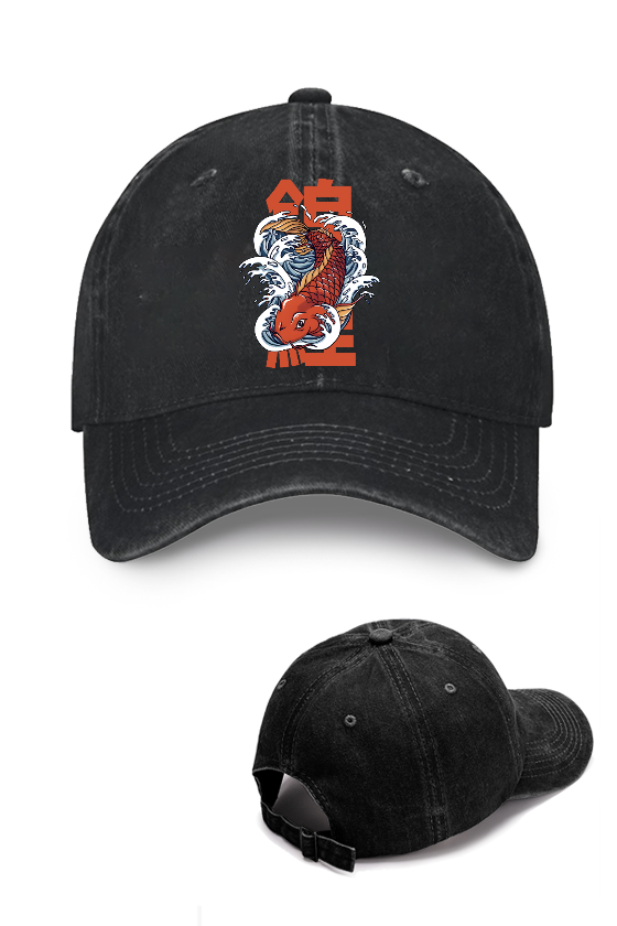 Fish Vintage Cotton Cap