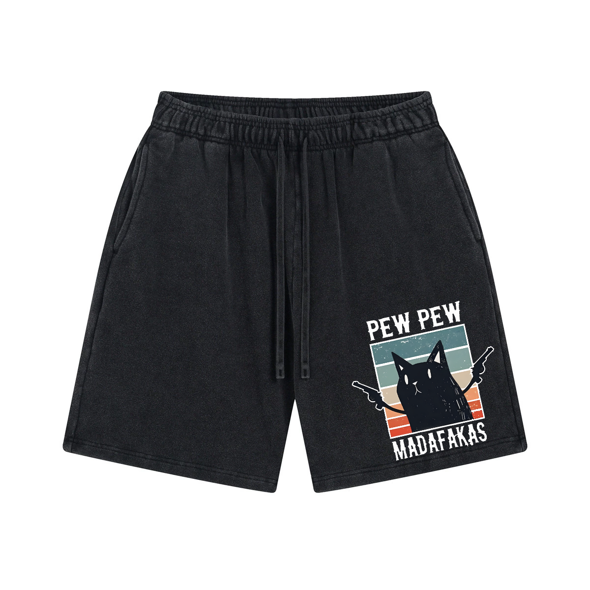 Cat Vintage Pure Thick Cotton Shorts