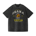 Osaka Tigers Vintage Wash Japanese Design T-Shirt