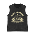 Deux Ex Machina Motorcycle Bike Pure Cotton Wash-Dyed Sleeveless Tank Top