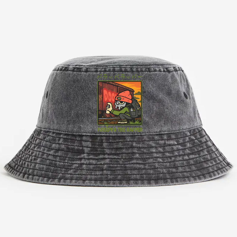 PaRappa the Rapper MF Doom Vintage 100% Cotton Bucket Hat