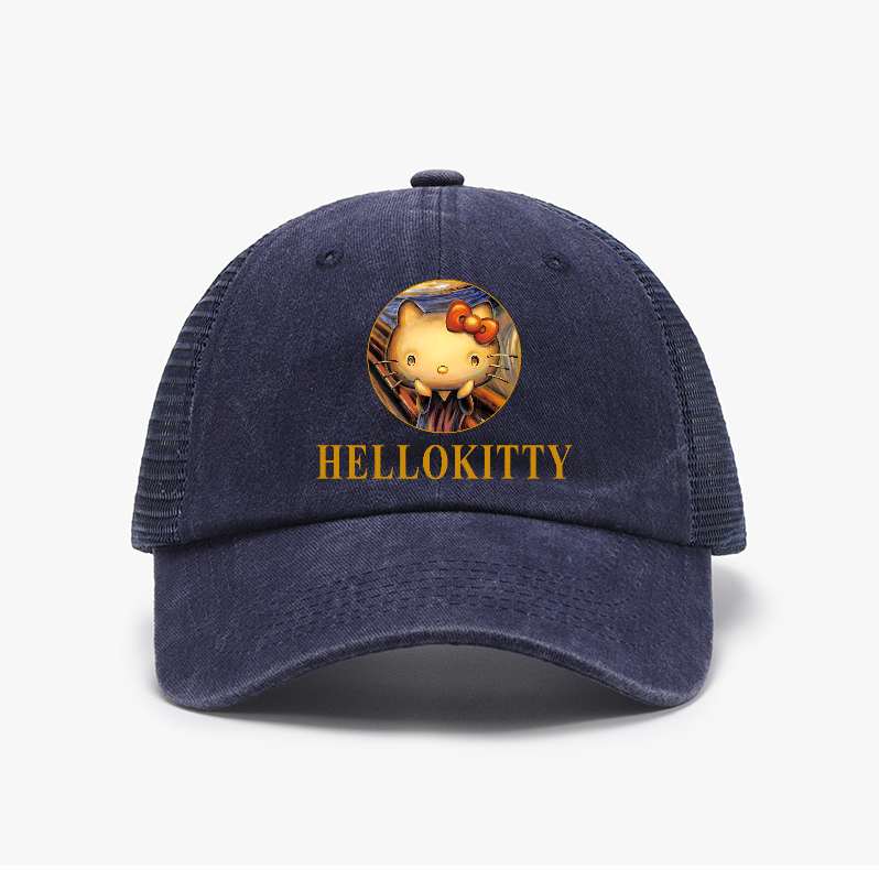 Cat Vintage Cotton Breathable Hat