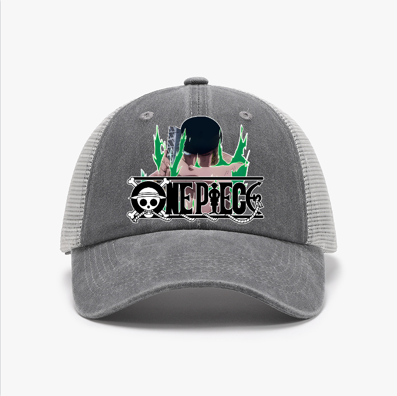 One Piece Roronoa Zoro Vintage Cotton Breathable Hat