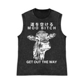 Miltch Cow Pure Cotton Wash-Dyed Sleeveless Tank Top