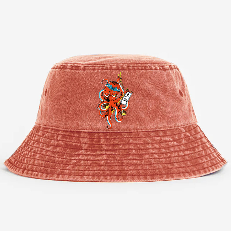 Osaka Takoyaki Vintage 100% Cotton Bucket Hat