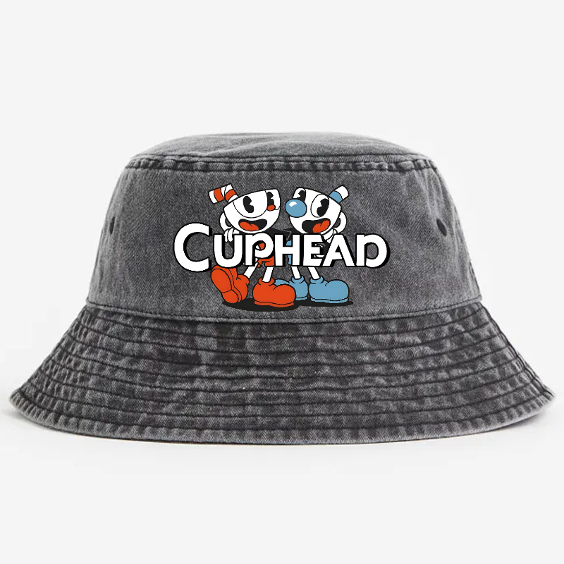 Cuphead Vintage 100% Cotton Bucket Hat