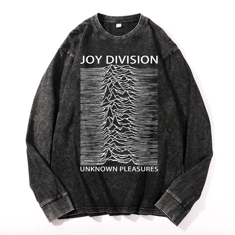 Joy Division Vintage Cotton Wash Crewneck Long-Sleeve T-Shirt