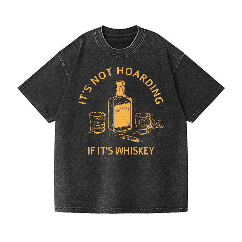 Whiskey Vintage Wash Japanese Design T-Shirt