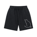 Mila Cat Vintage Pure Thick Cotton Shorts
