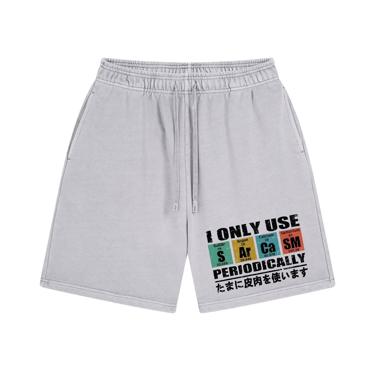 Sarcasm Vintage Pure Thick Cotton Shorts