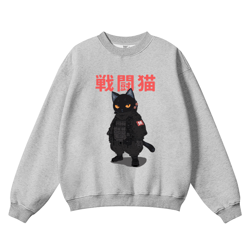 Battle Cat Vintage Cotton Blend Crewneck Sweatshirt