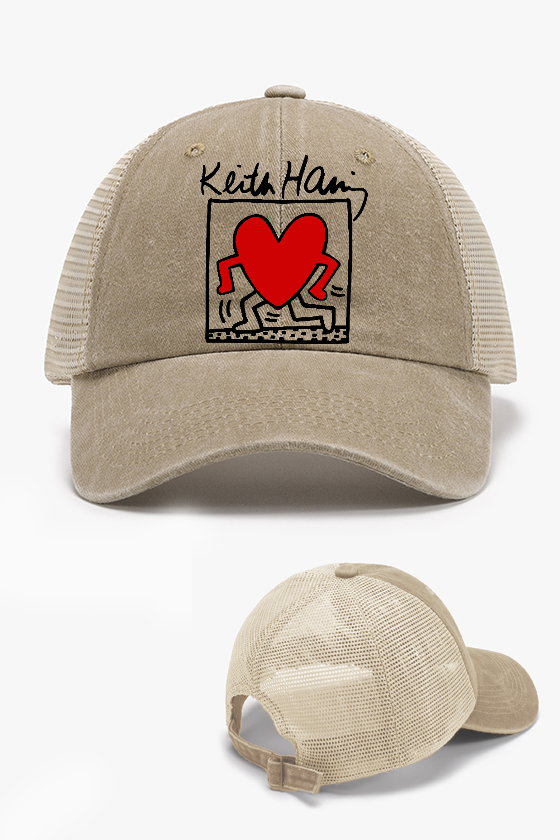 Keith Haring Vintage Cotton Breathable Hat