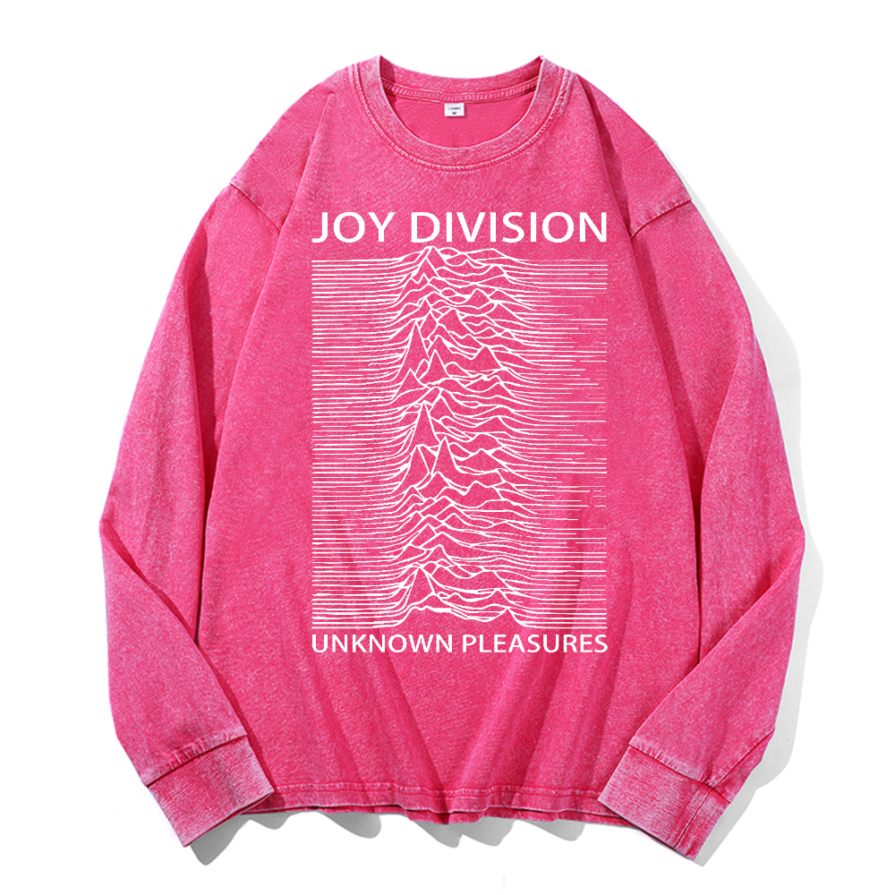 Joy Division Vintage Cotton Wash Crewneck Long-Sleeve T-Shirt