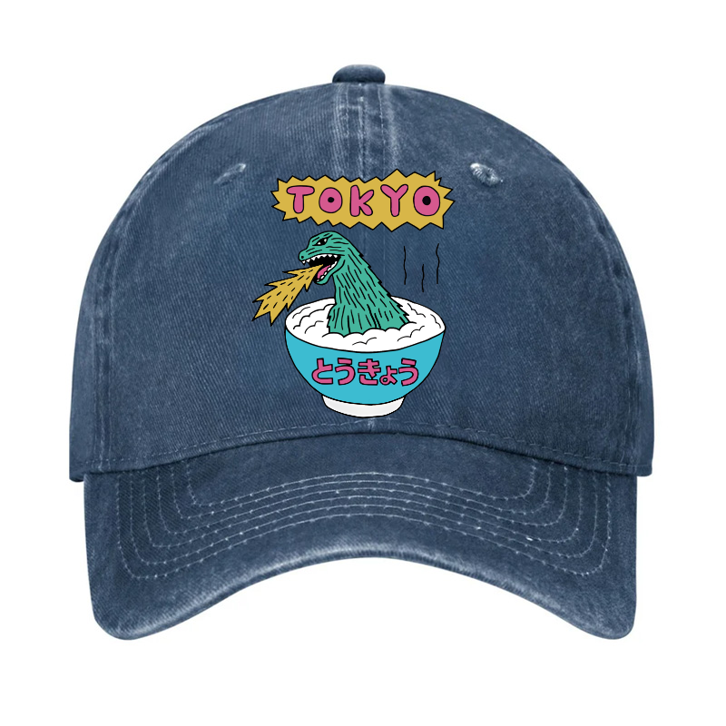 Kaiju The Monster Rice of Tokyo Vintage Cotton Hat