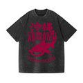 Okinawa Churaumi Aquarium Kyushu Islands Fish Vintage Wash Japanese Design T-Shirt