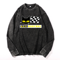 S.E.V Marchal Vintage Cotton Wash Crewneck Long-Sleeve T-Shirt