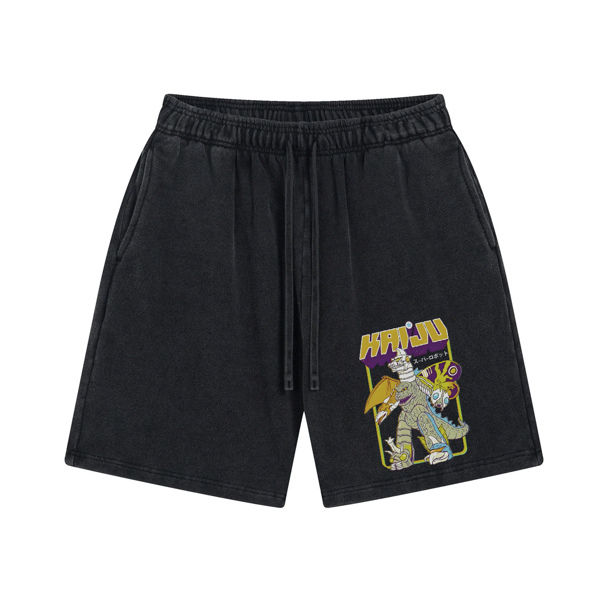 Kaiju Monster Vintage Pure Thick Cotton Shorts