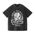 The Capsules Vintage Wash Japanese Design T-Shirt