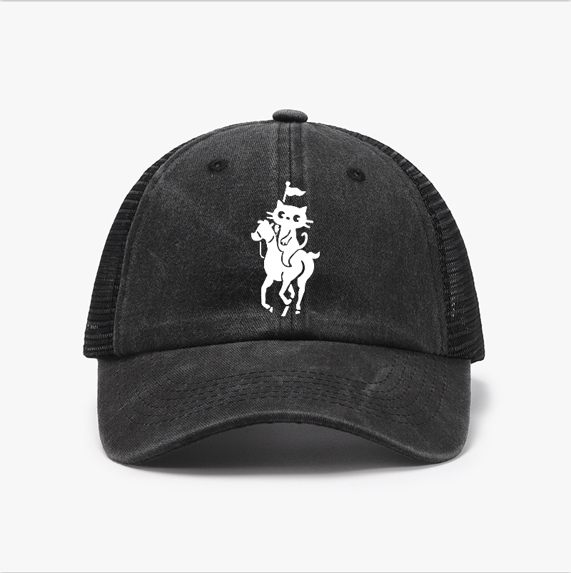 Neko Cat Vintage Cotton Breathable Hat