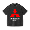 Mitsubishi Car  Vintage Wash Japanese Design T-Shirt