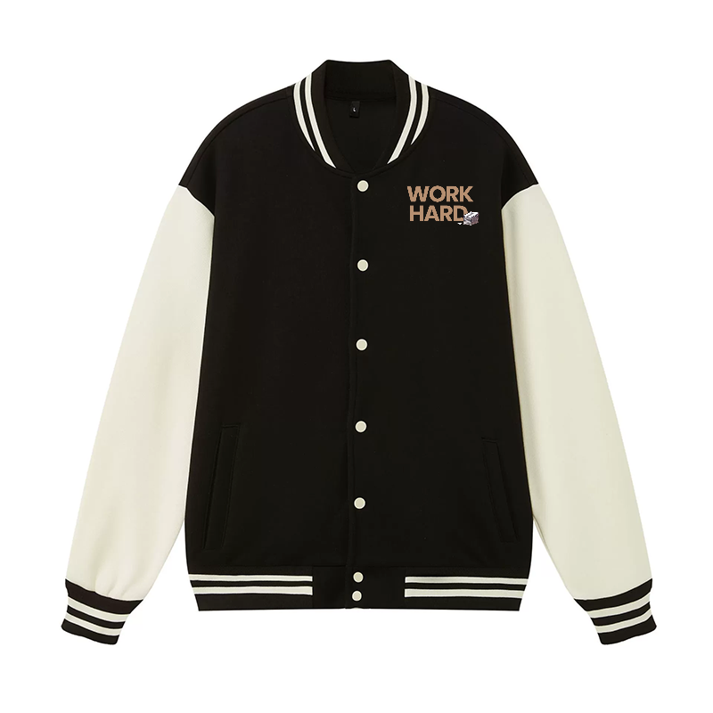Cat Vintage Cotton Varsity Jacket