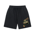 Hand-Pulled Noodle Vintage Pure Thick Cotton Shorts
