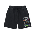 Japanese Trains Vintage Pure Thick Cotton Shorts