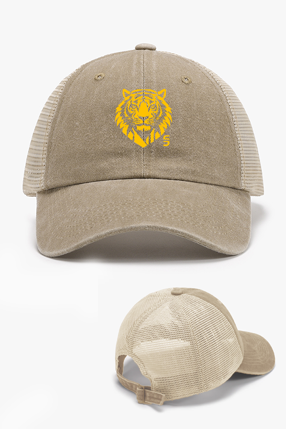 Tiger Vintage Cotton Breathable Hat