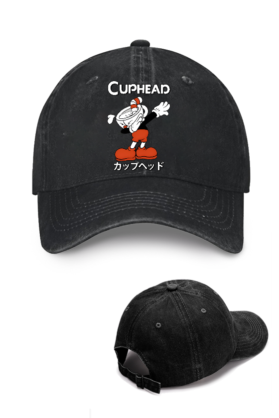 Cuphead Vintage Cotton Cap