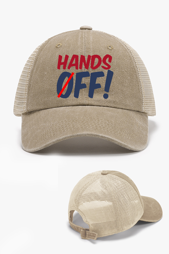 Hands Off! Vintage Cotton Breathable Hat