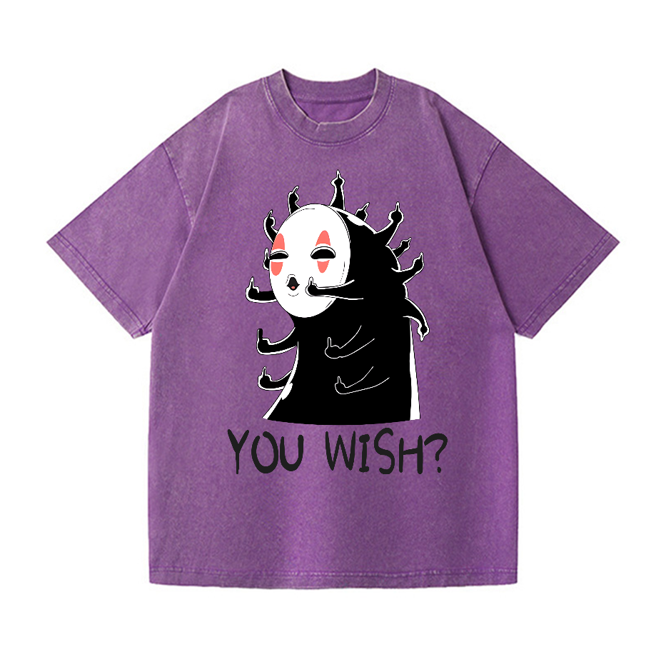 Ghibli No Face Kaonashi Vintage Wash Japanese Design T-Shirt