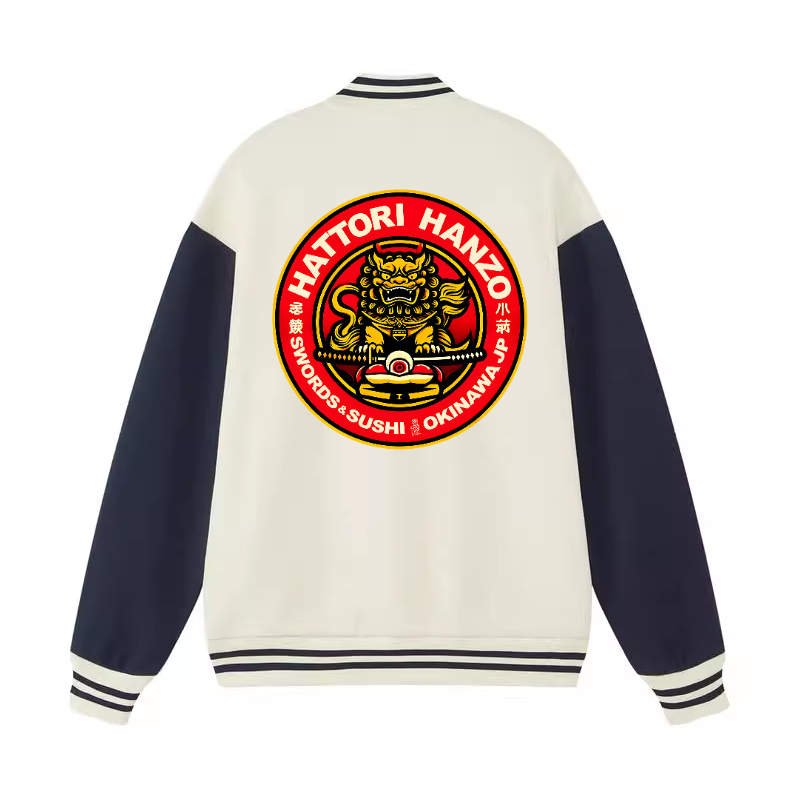 Okinawa Hattori Hanzo Vintage Cotton Varsity Jacket